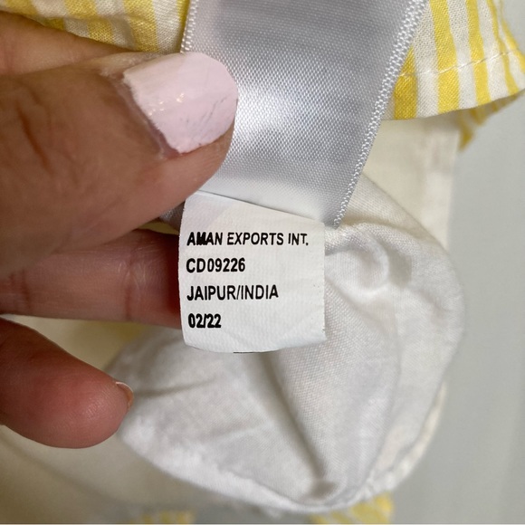 Tahari Lemon Slice Girls Dress Soft Cotton Tiered Flowy Size 4T - Picture 12 of 14